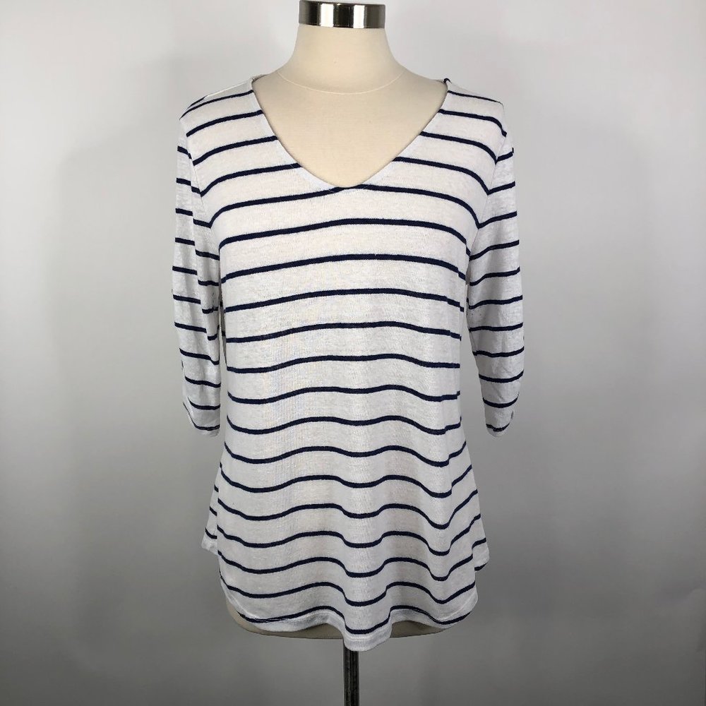 Women's Liz Claiborne Striped Tee Size L